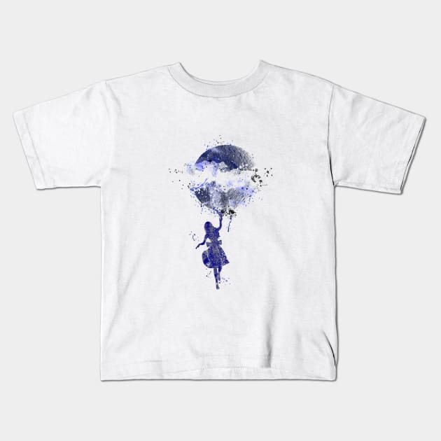 Alice in wonderland Kids T-Shirt by RosaliArt